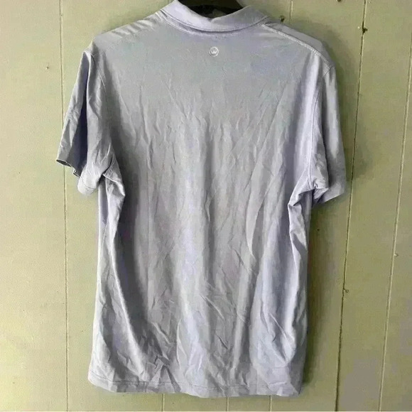 Peter Millar Polo Shirt XL Lavender Short Sleeve Crown Soft Golf Performance - Picture 3 of 3